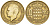 Монако 10 франков 1950 Ренье III (1949-2005) KM 130 алюминиевая бронза 4402-733