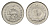 Иран 1 риал 1968 AH 1347 KM 1171a медно-никель UNC 4649-1219