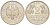 ФРГ 2 марки 1951 J J.386 KM 111 медно-никель плакированный никелем 23-554