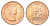 ЮАР 1/2 пенни 1960 Елизавета II (1953-1960) KM 45 бронза UNC M73-04