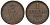 Ганновер 1 пфенниг 1861 B, Георг V KM 233, AKS 156, J. 90 медь 4594-217
