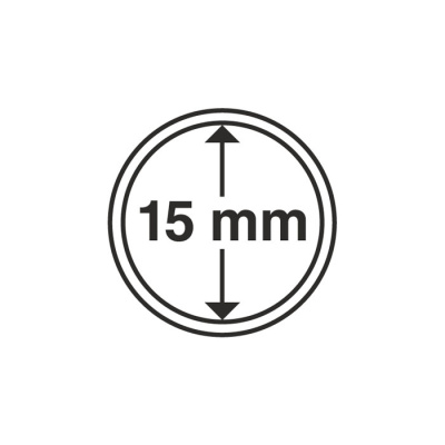 Капсулы круглые – 15 мм, упаковка 10 шт. Leuchtturm. 327665