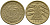 ГЕРМАНИЯ 10 РЕНТЕНПФЕННИГОВ 1924 А KM 33, J. 309, Weege 8 алюминиевая бронза 51-425