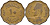 ЕГИПЕТ 10 МИЛЛИМОВ 1943 FAROUK (1355-1372) (1936-1952) KM 361 бронза 34-813