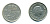 НИДЕРЛАНДЫ 25 ЦЕНТОВ 1950 ЮЛИАНА KM 183 никель 76-359