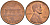 США 1 ЦЕНТ 1964 D, ЛИНКОЛЬН KM 201 медь цинк 187-1148