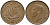 Великобритания 1/2 пенни 1944 Георг VI (1936-1952) KM 844, Spink 4115 бронза 34-1031