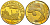 Польша 15 посейдонов ND (2011-2012 рыбы балтики 2012 - Европейская лисичка, диаметр 32,5 мм, вес 14,1 гр латунь PROOF 1085-7-54
