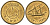 Кувейт 1 филс 1970 KM 9 никель латунь UNC 4615-1054