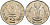 Индия 2 рупии 2000 50 лет Верховному Суду Индии KM 291 медно-никель UNC 94-1012