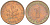 ФРГ 1 ПФЕННИГ 1973 D KM 105, J.380 сталь плакированная медью 3718-219