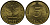 ФРГ 5 ПФЕННИГОВ 1989 J KM 107, J. 382 сталь плакированная латунью 33-222