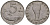 Италия 5 лир 1954 плуг, дельфин KM 92 алюминий 4176-222