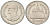 Таиланд 2 бата 2006 BE 2549, Рама IX (1946-2016) KM 444 сталь плакированная никелем UNC 4617-1128
