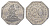 Нюрнберг трамвайный (транспортный) жетон в 20 пфеннигов ND (1920-1921) фонтан Men05 19256.20, Men18 24102.20 алюминий UNC 4638-256