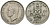 Великобритания 1 шиллинг 1950 Георг VI (1936-1952), Шотландский герб KM 877, Spink 4109 медно-никель 94-532