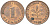 ФРГ 1 пфенниг 1969 D KM 105, J.380 сталь плакированная медью 4174-616