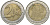 Франция 2 евро 2008 председательство в ЕС KM 1459 биметалл 67-241