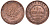 Россия 1 копейка 1911 СПБ, Николай II (1894-1917) KM 9.2, Биткин 258 медь 51-3025