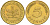 ФРГ 5 пфеннигов 1982 D KM 107 сталь плакированная латунью  UNC  4160-1158