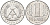 ГДР 1 ПФЕННИГ 1968 А KM 8.1 алюминий 4564-1237