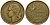 Франция 50 франков 1952 петух KM 918.1, Le Franc 425.8 алюминиевая бронза 4599-342