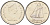 Канада 10 центов 1981 Елизавета II (1952-2022), парусник KM 77.2 никель  UNC  4147-356