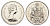 Канада 50 центов 1979 Елизавета II (1952-2022), герб KM 75 никель PROOF-LIKE (BU) 4631-1011