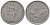Французская Новая Каледония 1 франк 1977 птица кагу, (IEOM) KM 10, Schoen 10, Lec 40 алюминий    51-1041