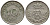 ДАНИЯ 10 ЭРЕ 1958 C; S, ФРЕДЕРИК IX (1947-1972) КМ 841.2 медно-никель 4398-924