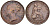 Великобритания 1 фартинг 1847 Виктория (1837-1901) KM 725, Spink 3950 медь 4126-713