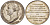 ШВЕЦИЯ МЕДАЛЬ 1768 ANTONIUS V. SWAB 1768, ДИАМЕТР 33,5 ММ., ВЕС 13,68 ГР. серебро UNC 1084-4-42