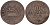 РОСТОК 3 ПФЕННИГА 1759 R KM 7 медь 1515-342