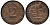 ФРГ 2 ПФЕННИГА 1965 F KM 106, Jager 381 бронза 4546-933