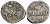 ВЕЛИКОЕ КНЯЖЕСТВО МОСКОВСКОЕ ДЕНГА 1535-1547 ИВАН IV ВАСИЛЬЕВИЧ, МОСКОВСКИЙ МОНЕТНЫЙ ДВОР, 0,34 ГР ГиК №43 серебро 262-647