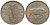 ИРЛАНДИЯ 1 ШИЛЛИНГ 1959 БЫК KM 14a медно-никель 4390-321