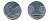 Бразилия 5 крузейро 1990 фермер KM 618.1 нержавеющая сталь aUNC 93-643