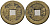 Китай 1 цянь (кэш) ND (1796-1820) династия Цин (1636-1912), Айсиньгёро Юнъянь (1796-1820), диаметр 24,5 Hartill 22.440, FD 2336, Schjoth 1489, KM 440 бронза AUC3-8-32