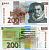 Словения 200 толаров 2001 Якоб Галлус, словенская филармония, Любляна, SPECIMEN, пробник Pick 15 s бумага UNC (пресс) 451-368-3