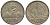 Гватемала 1/4 реала 1895 5 звезд, Испанское правление KM 162 серебро 4549-737