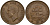 ЮАР 1 пенни 1939 Георг VI (1937-1952) KM 25 бронза 38-812