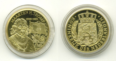 НИДЕРЛАНДЫ МЕДАЛЬ ДЖОРДЖ МАРТИН ТРАМП (1598-1653) UNC 06-130-23