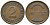 Германия 2 рентенпфеннига 1923 A KM 31, J. 307 бронза    4393-853