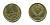 СССР 1 КОПЕЙКА 1987 Федорин 174 KM 126а латунь UNC 551-917