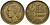 Франция 50 франков 1953 B, Петух KM 918.1, Le Franc 425.5 алюминиевая бронза 4157-225