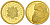 Андорра 1 динер 2010 Мать Тереза KM 437 золото PROOF 00-806-38