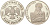 Россия 1 рубль 1992 Н.И. Лобачевский (1792-1856) KM 321 медно-никель PROOF 443-333