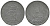 Дания 1 эре 1968 C; S, Фредерик IX (1947-1972) KM 839.2 цинк 3955-437