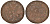 Россия 1 деньга 1746 медь 51-3852