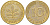 ФРГ 10 ПФЕННИГОВ 1991 F KM 108, J. 383 сталь плакированная латунью 217-511